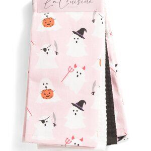 LA CUISINE 4pk Costume Ghosts Halloween Kitchen Towels - NIP